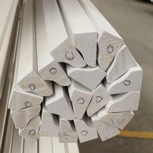 Decorative White Primed Wood Small Mouldings Shoe Or Quarter Round For Baseboard