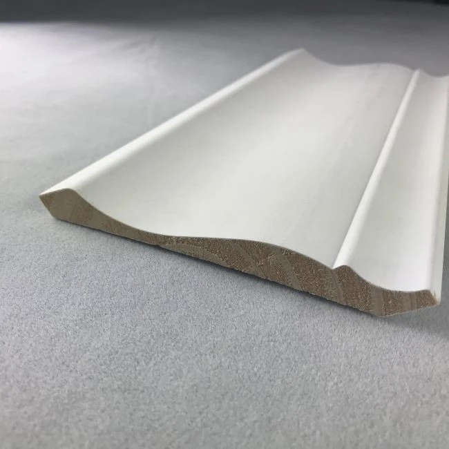 High Quality White Primed Wooden Crown Mouldings For Ceiling