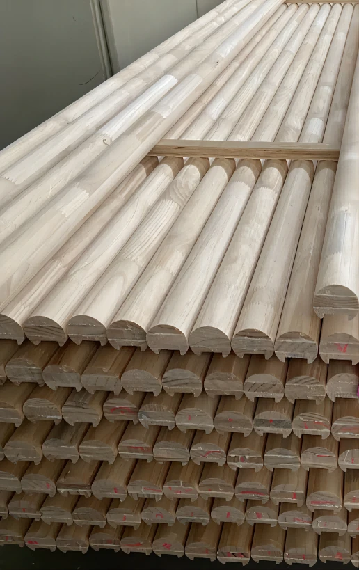 White Primed FJ Pine Stair Handrail